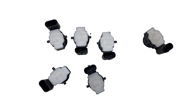 ⭕ 12-20 Model S X SET of 6 Bumper Parking Assist Sensor Silver PPTI 1048473-14-A