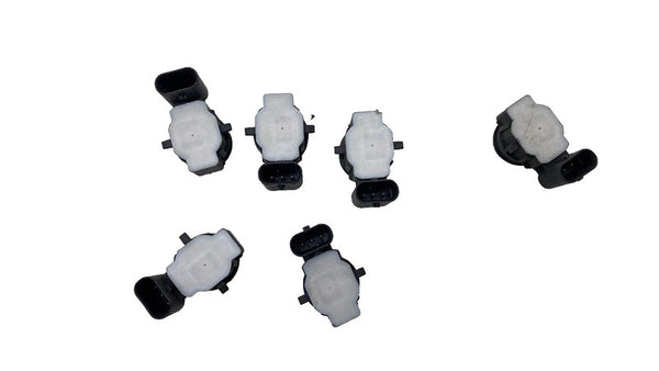 ⭕ 12-20 Model S X SET of 6 Bumper Parking Assist Sensor Silver PPTI 1048473-14-A
