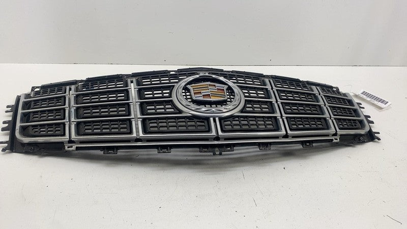 ⭕ 2013-2015 Cadillac XTS Front Bumper Upper Chrome Grille w/ Emblem Assembly OEM