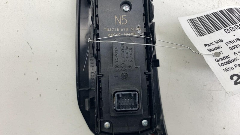 ⭕ 23-24 Toyota Prius Front Left Door Window Switch w/ Bezel Trim LH 84