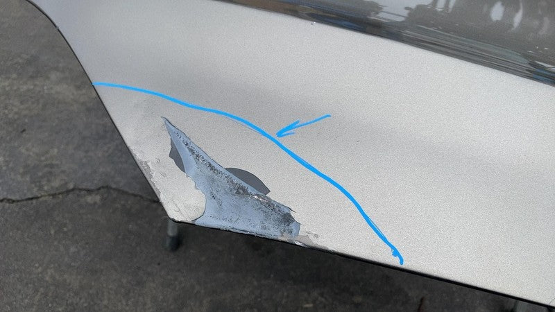 2012 2013 2014 2015 Tesla Model S MS Front Bonnet Hood Shell Panel Assy Silver