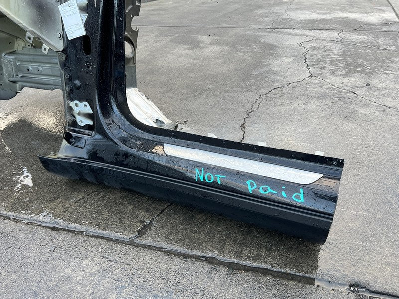 2017-2023 Tesla Model 3 Front Left Apron Frame Rail Structural Cut Black - PBSB
