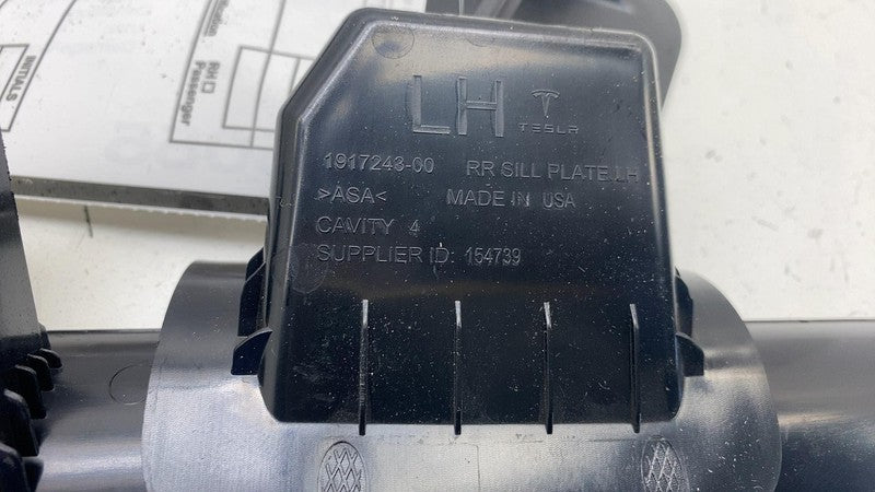 ⭕ 24-25 Model 3 Front & Rear, Left & Right Sill Plate 1917244/ 1917243