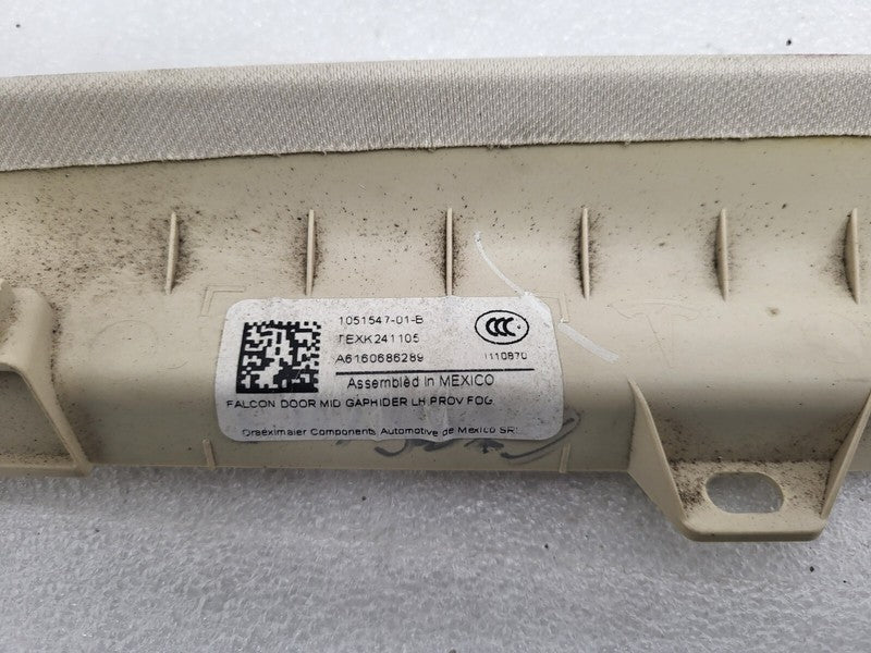 1051547 01 B ⭕ 16-20 Tesla Model X MX Rear Driver Falcon Door Mid Gap Hider Left 1051547-01-B