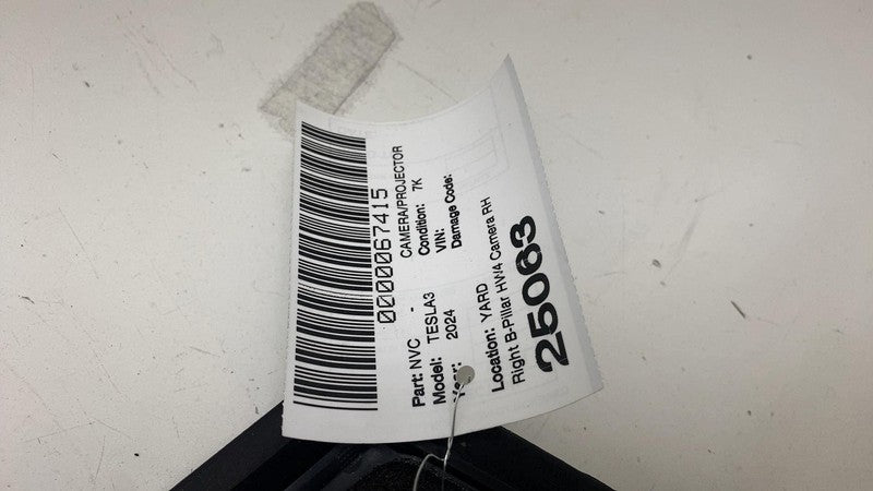 1734282-00 ⭕2024 2025 Tesla Model 3 Right B-Pillar Applique Glass Trim Molding 1734279-00-F