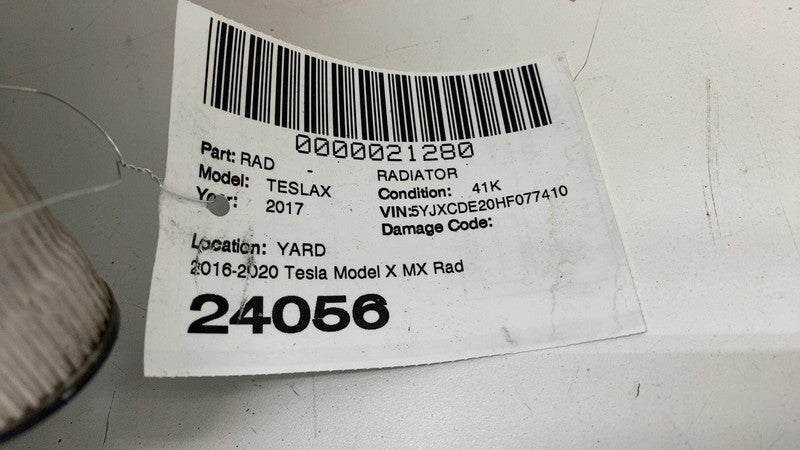 ⭕ 16-20 Tesla Model X Radiator Cooling Fan Condenser Active Louvre 103