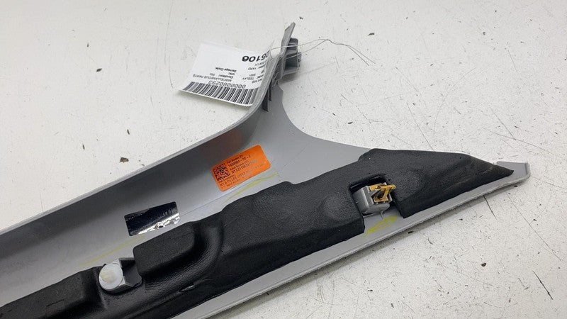 149460400E ⭕2020-2024 Tesla Model Y Front Left A-Pillar Upper Trim Cover Panel 1494604-00-E