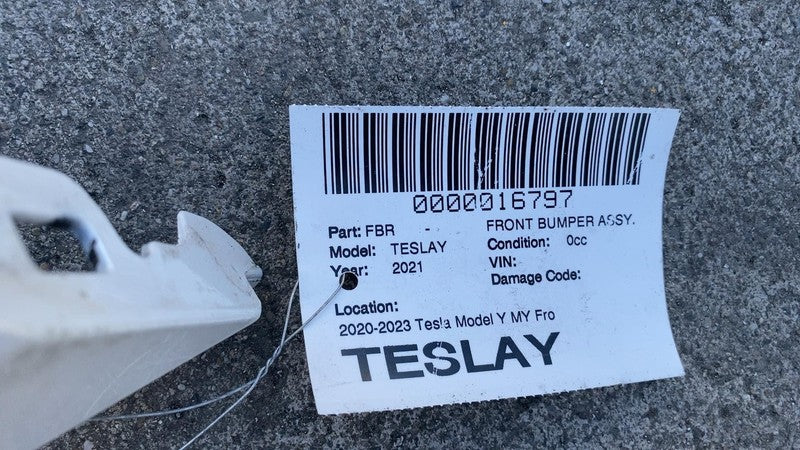 ⭕ 2020-2023 Tesla Model Y Front Bumper Cover w/ Park Sensor Hole Assy 