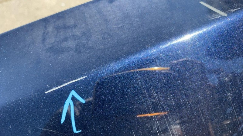 ⭕ 12-15 Tesla Model S Rear Bumper Cover w/o Park Assist Blue PMMB 6008