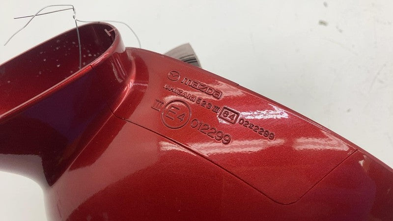 ⭕ 09-15 Mazda MX-5 Miata Right Exterior Rear View Door Mirror Cap Cover Red 41G