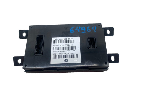 ⭕ 12-20 Model S X A/C Heater Climate Control HVAC Controller Module 6007366-00-C