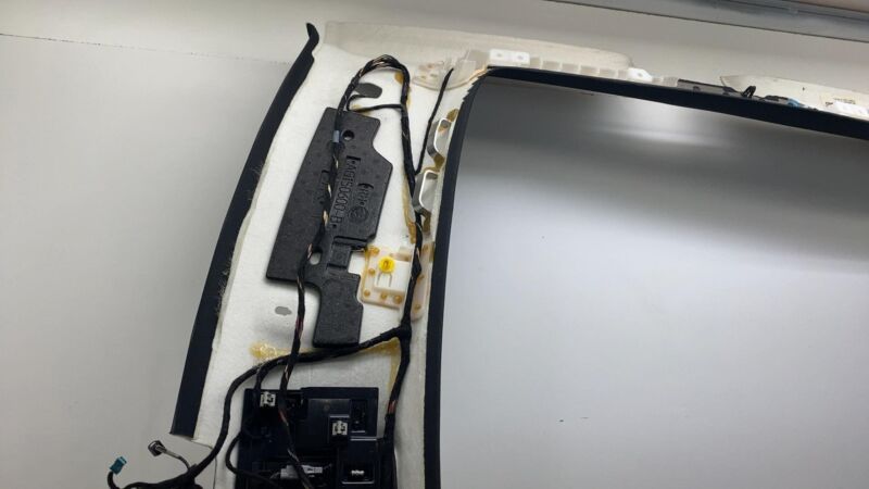 Does not apply 2016-2020 Tesla Model S Panoramic Roof Ceiling Headliner Liner Cover Trim Panel