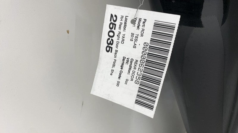 ⭕ 2012-2015 Tesla Model S Rear Passenger Side Door Shell Panel Right B