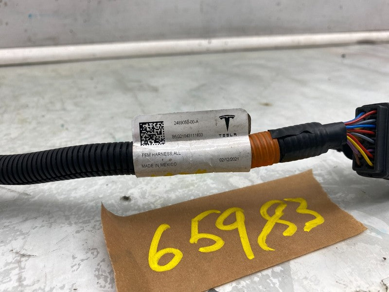 248905000A ⭕ 20-24 Model Y Front Bumper End Module Wiring Harness Cable Wire 2489050-00-A