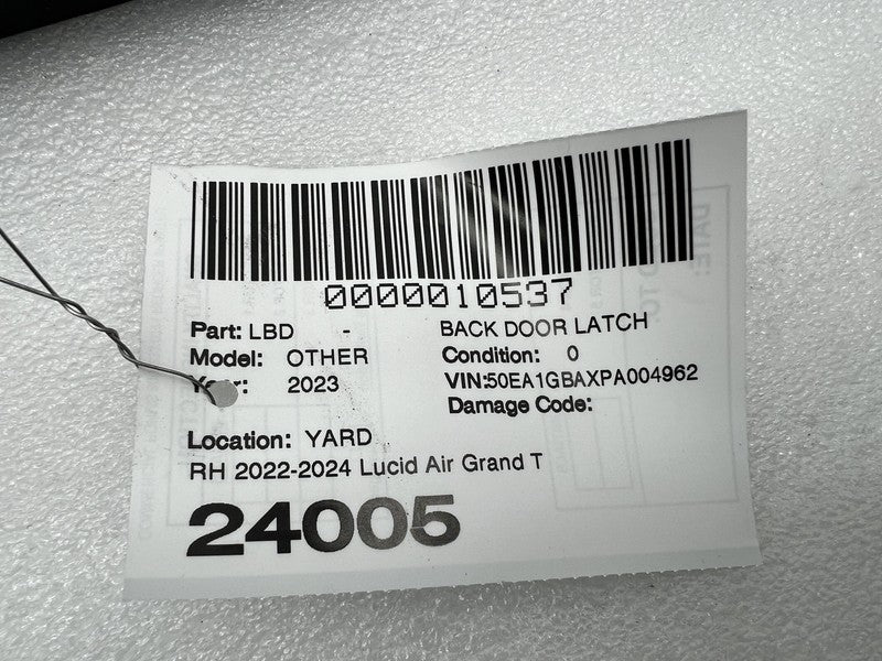 P11 C64040 03 ⭕22-24 Air Grand Touring Rear Passenger Side Door Lock Latch Right P11-C64040-03