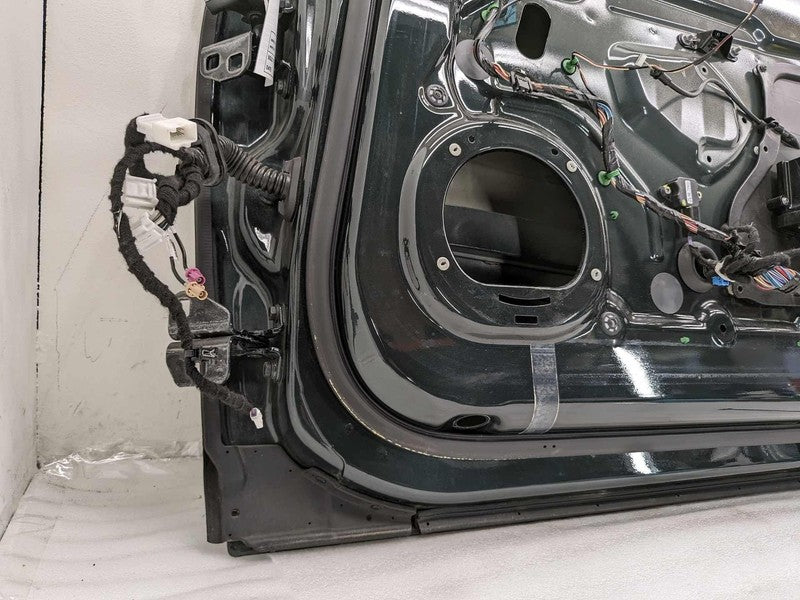 ⭕ 12-15 Tesla Model S Front Passenger Side Door Shell Panel Right Gree