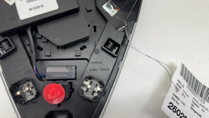 81260F4150 ⭕ 2018 2019 2020 2021 Toyota C-HR Roof Overhead Dome Console 81260-F4150