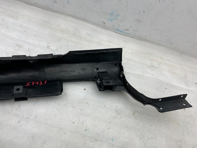 6005875 00 J ⭕ 12-21 Tesla Model S Right Rocker Side Skirt Molding Scuff Panel 6005875-00-J