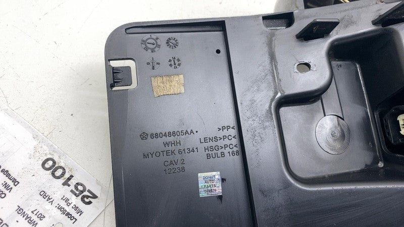 ⭕ 2007-2017 Jeep Wrangler Rear License Plate Bracket Holder Frame OEM 