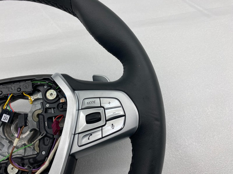 ⭕ 2016-2019 BMW 740i 750i G11 G12 Sport Steering Wheel Leather w/ Padd