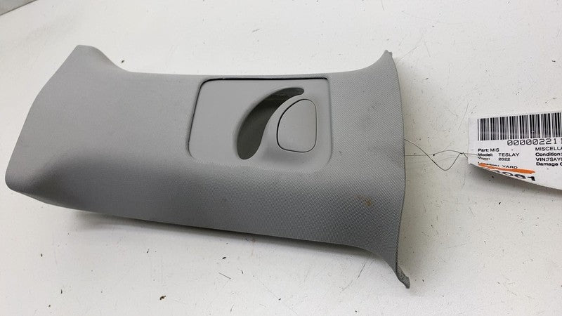1494607 00 C ⭕ 2020-2022 Tesla Model Y Passenger Side B-Pillar Upper Trim Cover 1494607-00-C
