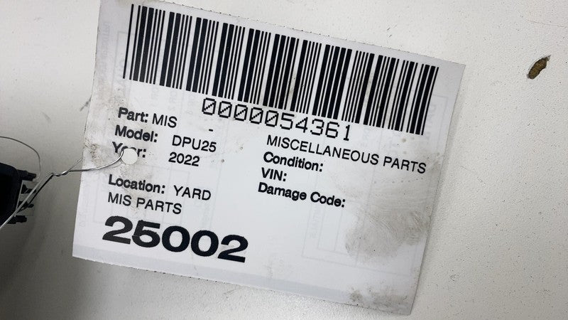 2022 Ram 2500 Rear Driver Side C-Pillar Lower Trim Panel Left OEM 1EB8