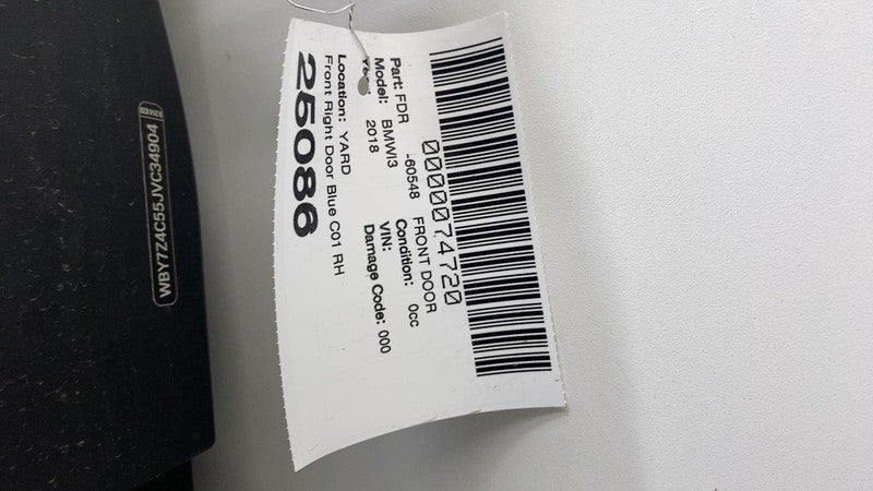 7427334 ⭕ 14-21 BMW i3 I01 Front Passenger Door Shell Carrier Frame Panel Right 7427334