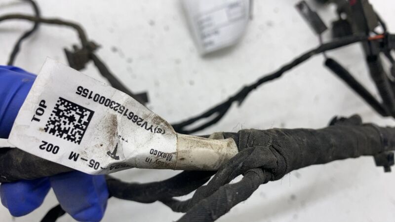 103752405M 2012-2015 Tesla Model S Front End Module Wiring Harness Cable Wire Loom Assy OEM