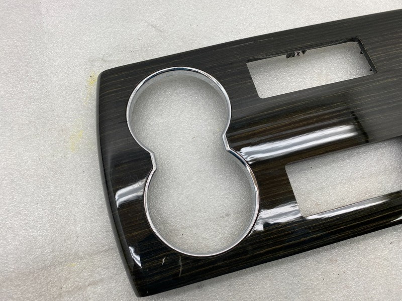 ⭕ 2012-2020 Model S Center Console Cup Holder Trim Cover Wood Grain 10