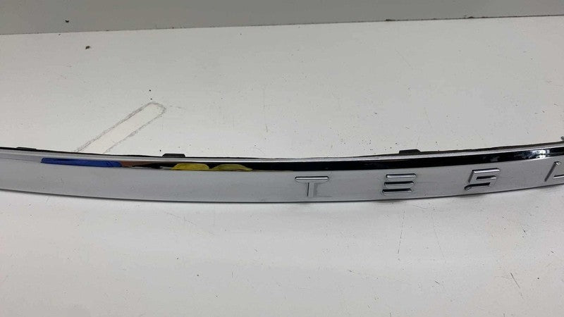 ⭕ 12-20 Tesla Model S Rear Liftgate Trunk Lid Chrome Trim Molding 1025