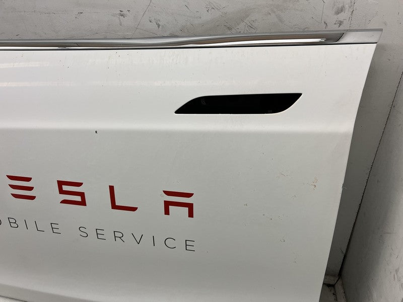 ⭕2012-2015 Tesla Model S Front Driver Door Panel Left LH Silver - PMSS