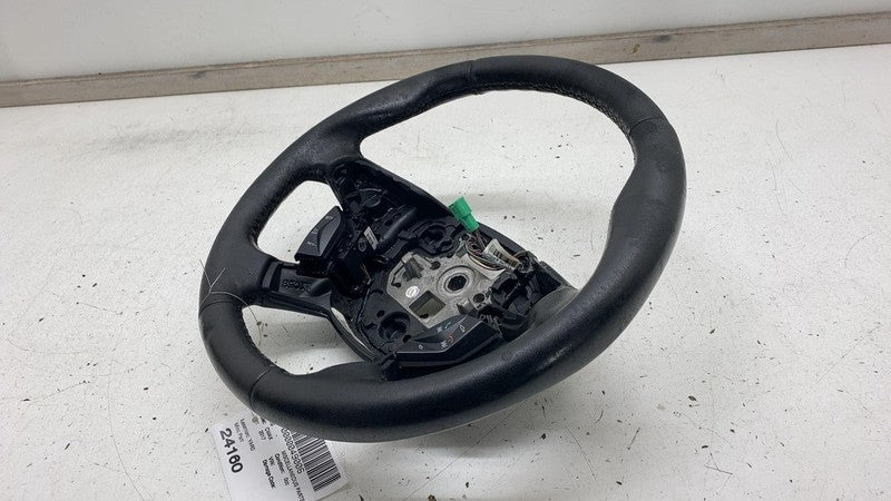 2013-2018 Ford C-Max Front Driver Steering Wheel Leather Black w/ Control Switch