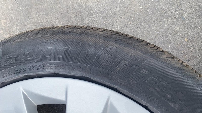 ⭕16-20 Tesla Model X 20" Wheel Rim 20x9.5 +40MM w/ Continental Tire 275/45R20 x2