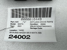 2018-2022 Mazda MX-5 Miata ABS Anti-Lock Brake Pump Control Module NF6W-43-7A0