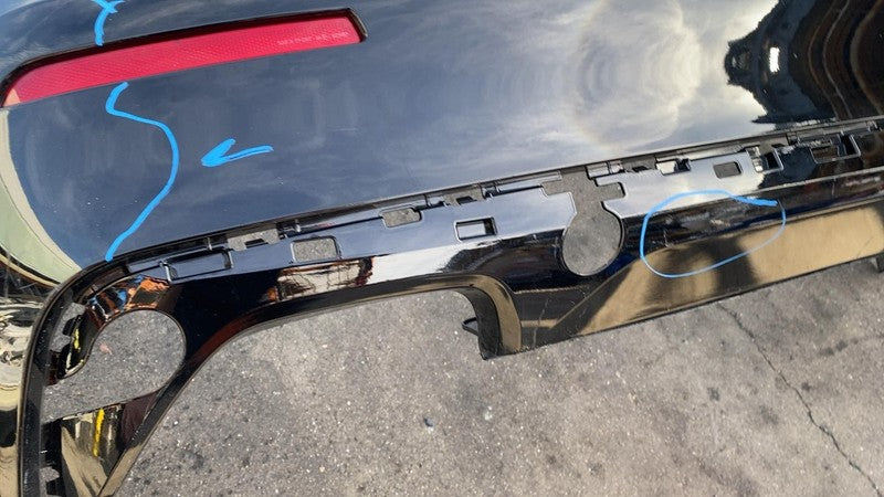 2021 BMW 530E G30 Rear Bumper Cover Assembly Black 668/9