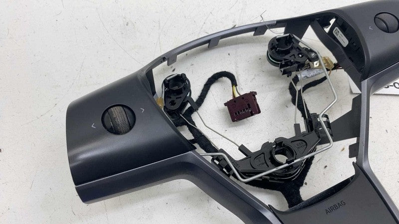 ⭕ 17-23 Model 3 M3 Steering Wheel Gray Bezel Trim W/ Control Switch 11