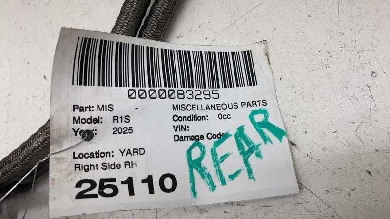 ⭕ 2025 Rivian R1S Rear Passenger Side Oil Cooler Pipe Tube Hose Line Assy Right