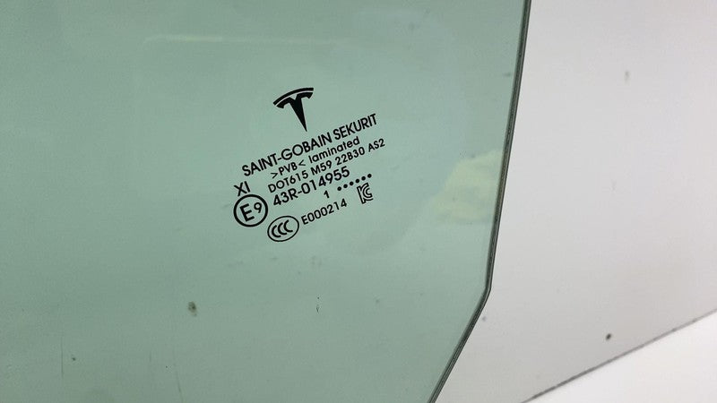 ⭕ 2021-2023 Tesla Model 3 Front Driver Side Door Window Glass Left (Do