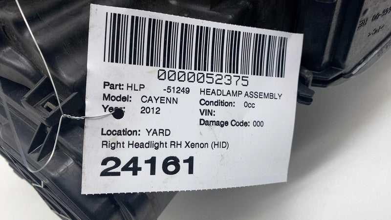 7P5 941 032 AN 2011-2014 Porsche Cayenne S Passenger Side Headlight Xenon HID Head Lamp Right