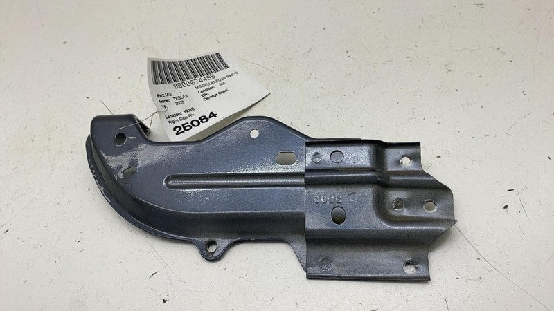 ⭕ 17-23 Model 3 Front Passenger Fender Mount Support Bracket Right 109