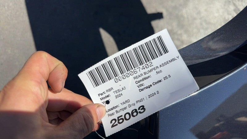 ⭕ 2024-2025 Tesla Model 3 M3 Rear Bumper Fascia Cover Assembly Pearl G