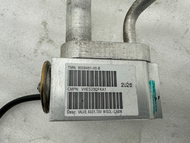 6008481 00 B ⭕ 16-20 Model X A/C Hose Evaporator Pipe Valve w/ Solenoid Cabin 11056257-00-D