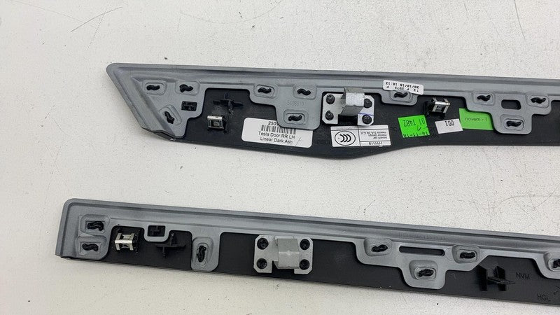 ⭕ 16-20 Model X Front & Rear Left & Right Door Molding Trim 1035812-22