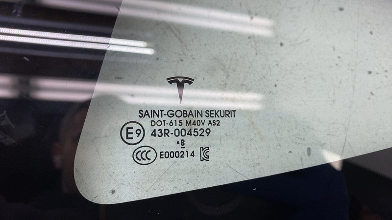 ⭕ 2017-2020 Tesla Model 3 M3 Rear Left Quarter Fixed Window Glass LH 1