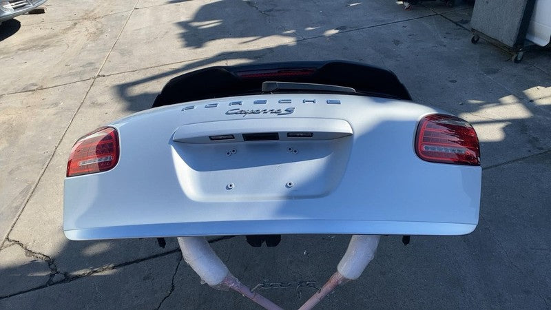 2011-2014 Porsche Cayenne S Rear Trunk Hatch Tailgate Liftgate Shell Silver LX7W