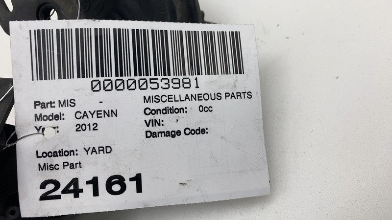 2011-2012 Porsche Cayenne PAIR Low & High Pitch Note Tone Horn Signal 