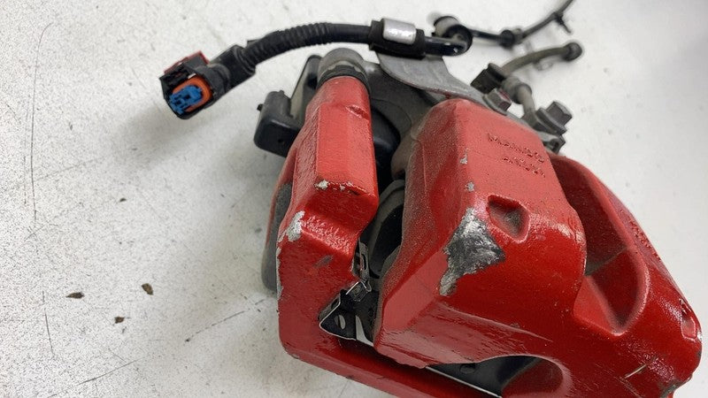 1044623 ⭕ 2017-2023 Tesla Model 3 Y Rear Left Caliper Red w/ Brake Line Hose LH 1044623