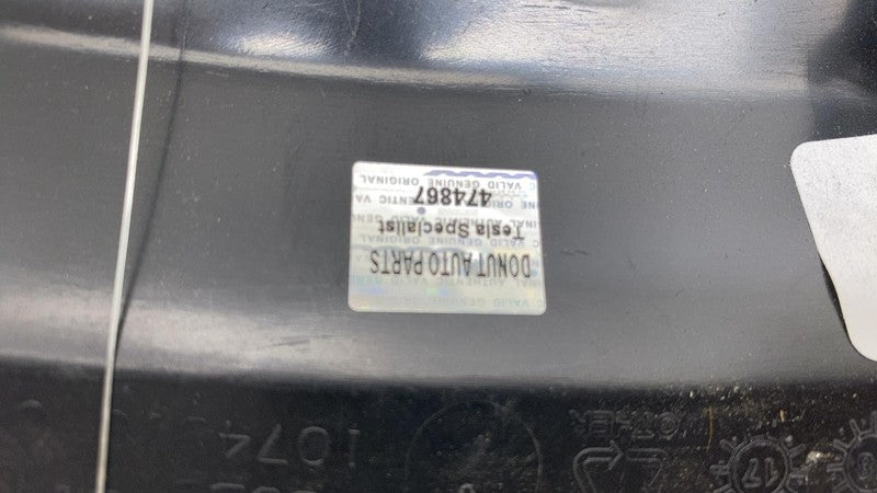 107490899F ⭕ 2016-2024 Tesla Model X Rear Driver Side Trunk Side Garnish Left 1074908-99-F