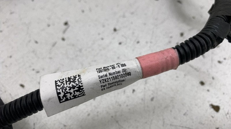 ⭕2017-2023 Tesla Model 3 Rear Bumper Wiring Harness Cable Wire Loom 10