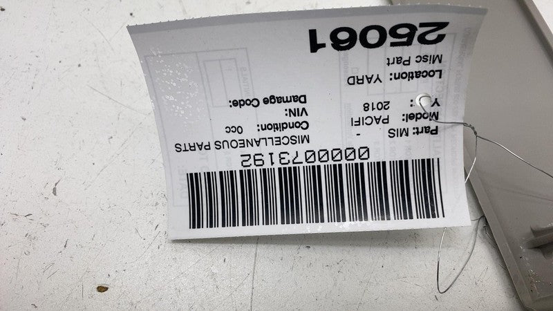 ⭕ 2017-2020 Chrysler Pacifica Front Left Seat Back Panel Trim Cover 5R